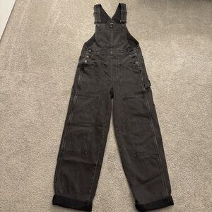 Madewell Charcoal Denim Overalls